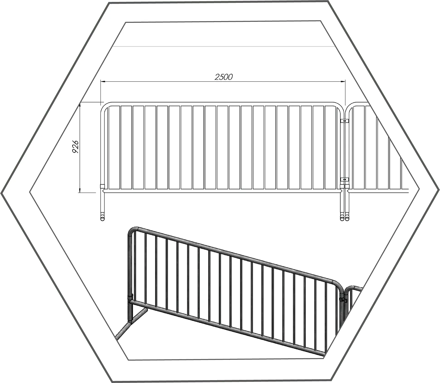 temporary fence fast fence, crowd control fence